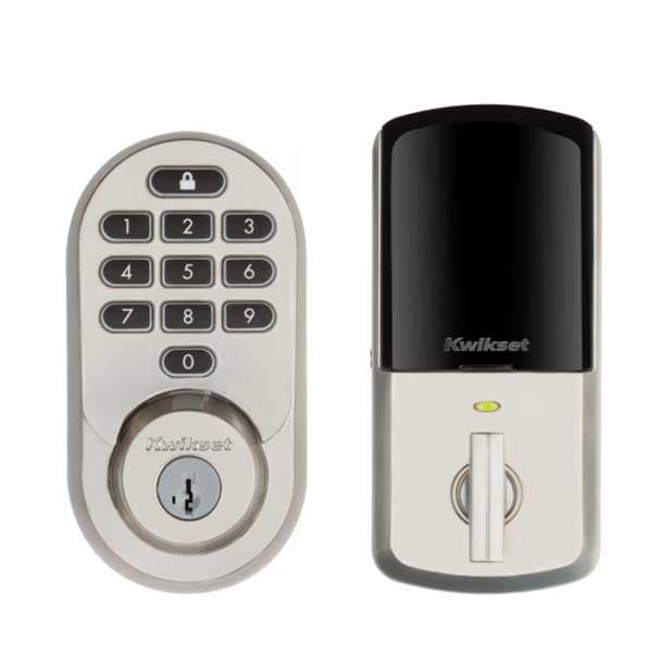 Kwikset Kwikset Halo SmartKey Electronic Touchscreen Keyless Entry Deadbolt with WiFi / Satin